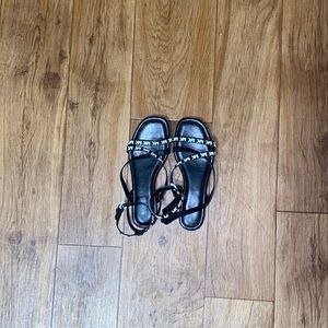 MK wrap around sandals